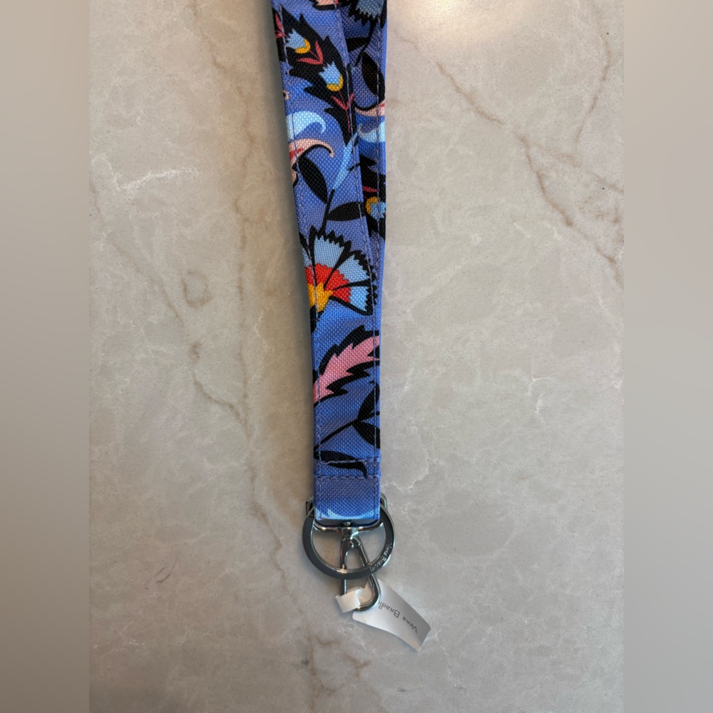 Vera Bradley Wide Lanyard Mural Garden Floral Accessories Women’s Girls NWT